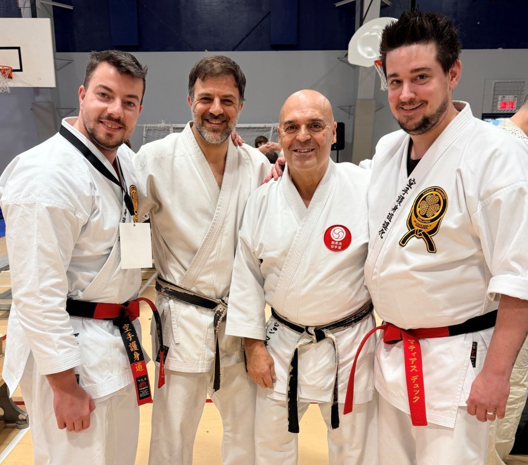 Renshi Mathias et Sensei Kevin pendant leur enseignement au stage de Lévis